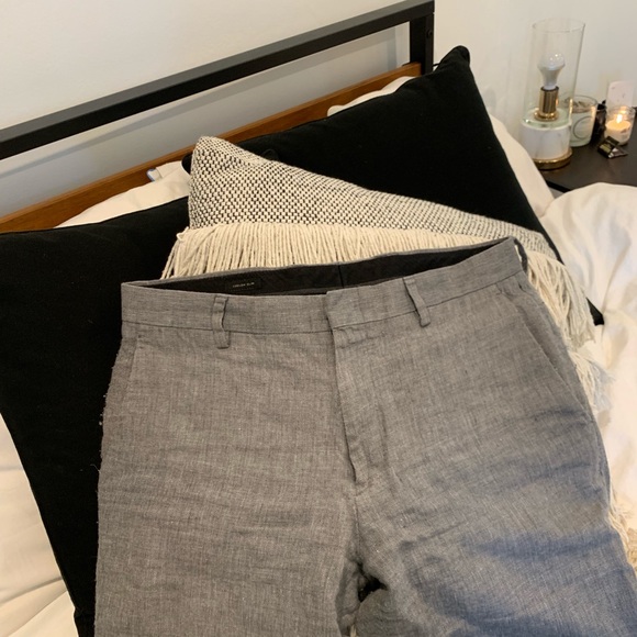 J. Crew Other - J CREW Gray Linen Pants